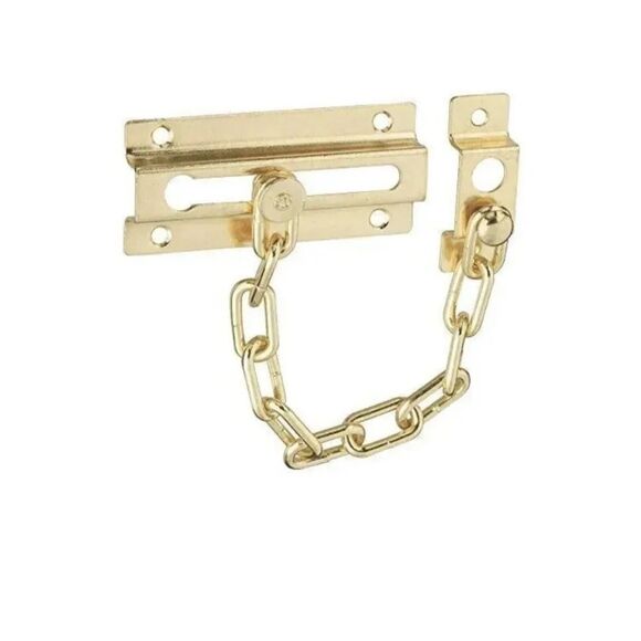 National Hardware Door Chain Brass N183-590 V807 - Picture 3 of 11